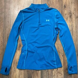 Under Armour Women's Blue Long Sleeve Top Size Medium